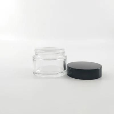 20g 30g 50g Skin Care Luxury Crystal Glass Cosmetic Bottle Empty Cream Packaging Bottle with Lids