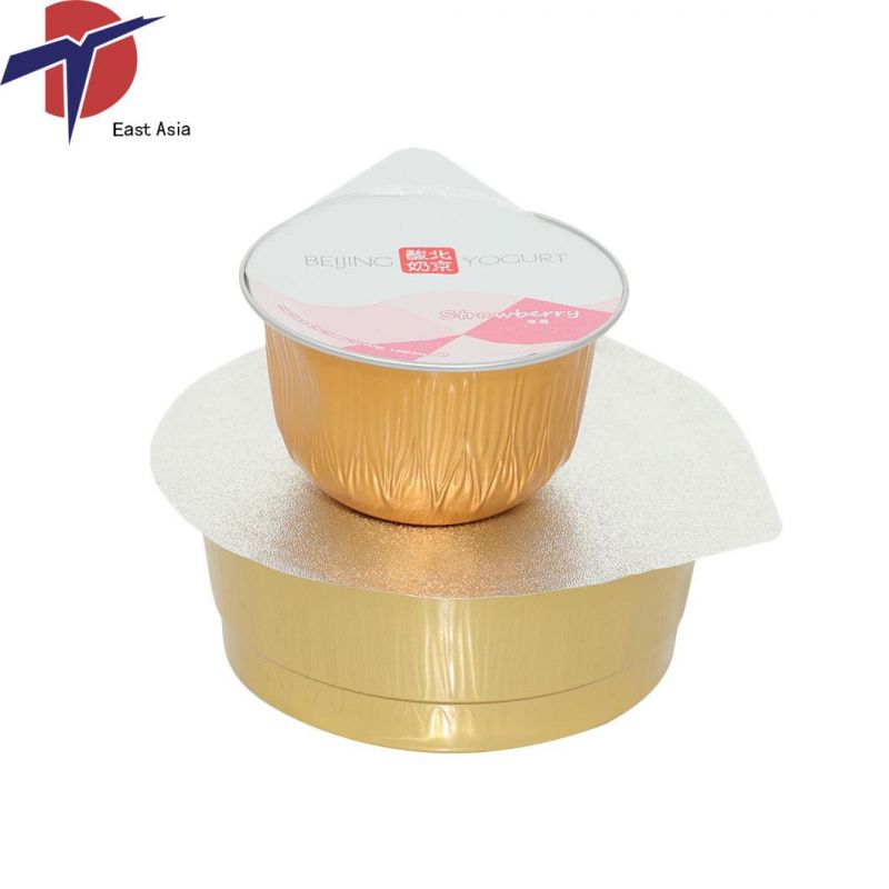 81mm Foil Heat Seal Printed Cup Lids