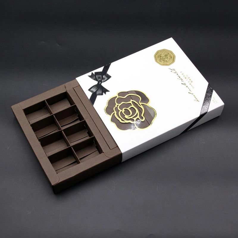 Wholesale Custom Printed Luxury Gift Packaging Cardboard Empty Paper Chocolate Box