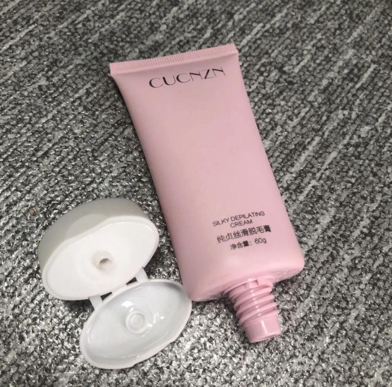 Plastic Cosmetic Packaging Tube Depilatory Cream Plastic Tube