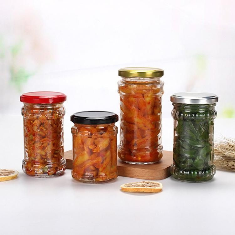 200ml 220ml 280ml Jam Food Storage Honey Glass Jar Container