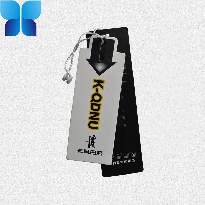 Black Paper Hangtag Black for Itally Garment