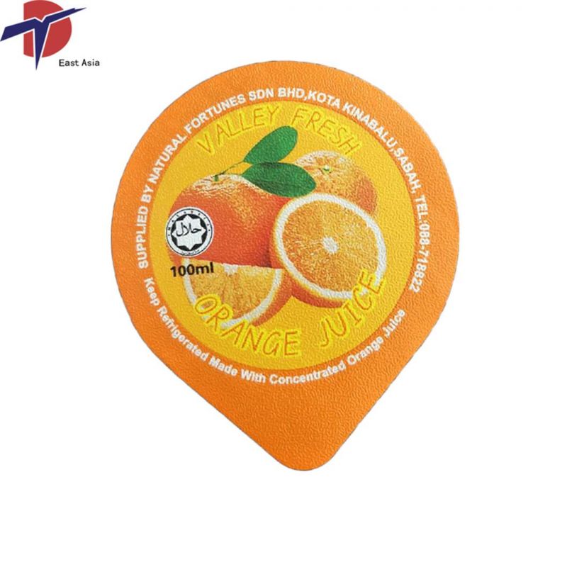 China Factory Aluminum Foil Heat Seal Lids for Juice Cup