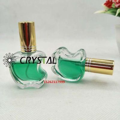 Apple Shape Nail Polish Glass Bottle / Clear Glass Bottle with Brush Cap