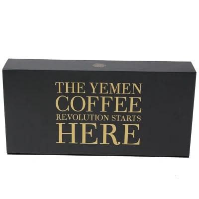 Custom Logo Recycled Cardboard Packaging Magnetic Closure Black Foldable Paper Gift Boxes