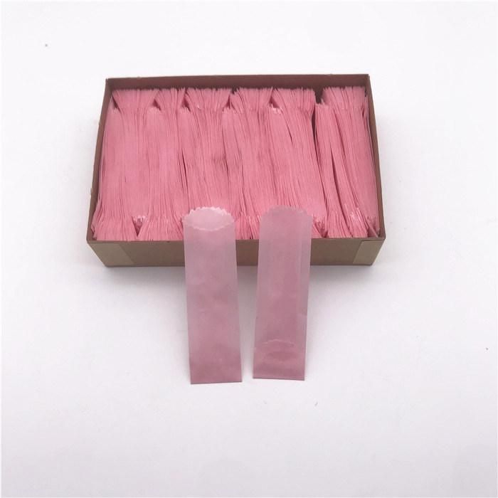 Recyclable Food Grade Pink Waxed Paper Bag for Tobacco