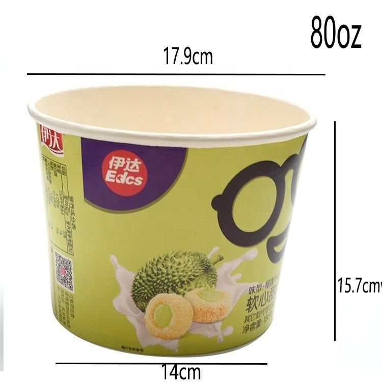 Customized Printed Bucket for Popcorn Cheap Price Disposable Bucket