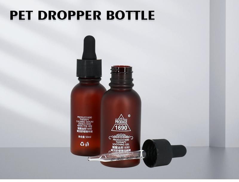 50ml Plastic Cosmetic Dropper Bottle Essence Lotion Dropping Bottles