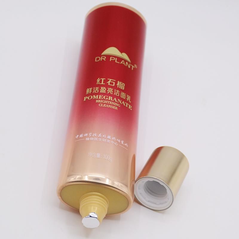 Custom Cosmetic Packaging Empty Hand Cream Hand Lotion Oval Tube