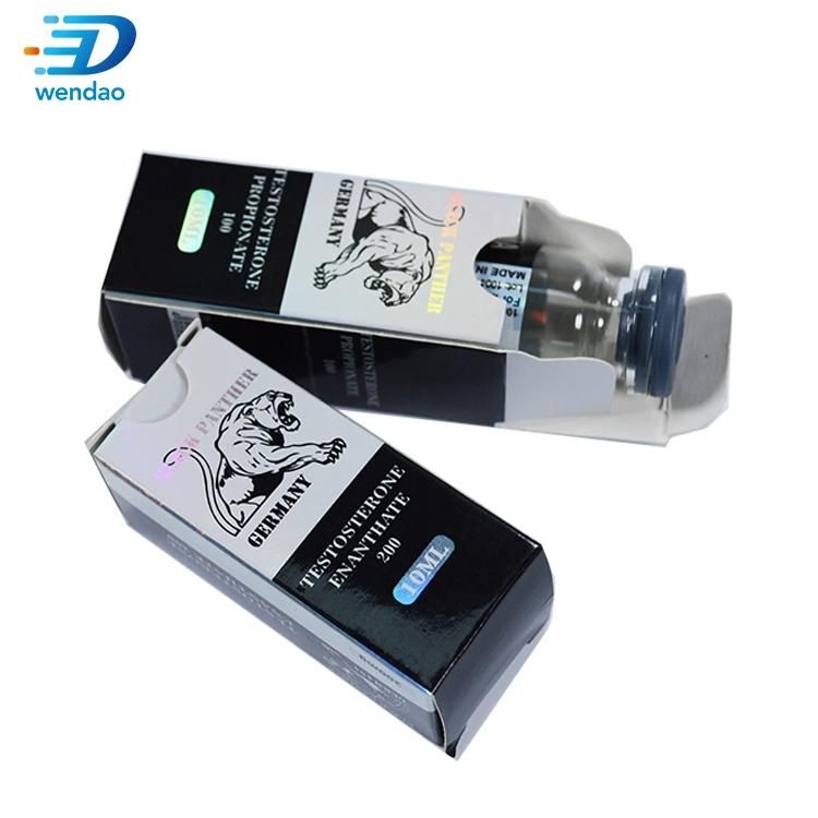 Custom Hologram Sticker Pharma Vial Box 10ml Vial Label and Boxes