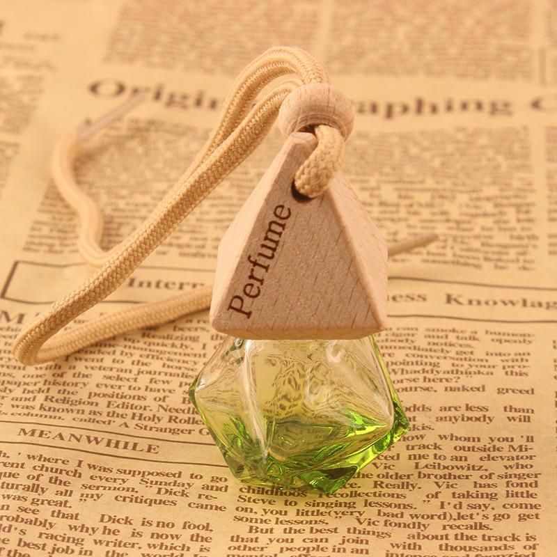 Car Air Freshener Scent Perfume Bottle Diffuser Fragrance Hanging Empty Decor Bottle Car Hanging Ornament 8ml