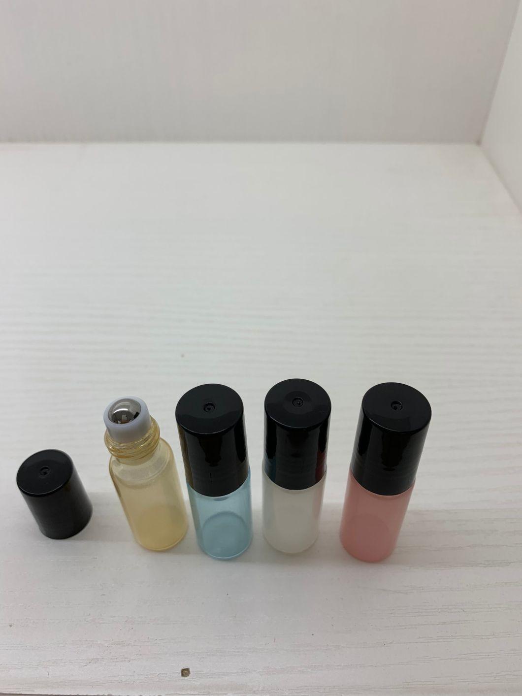 New Lovely Pearl Color 3ml Glass Roll on Bottles Aromatherapy Essential Oil Roller Bottles with Glod Aluminum Cap Mixed Bottle