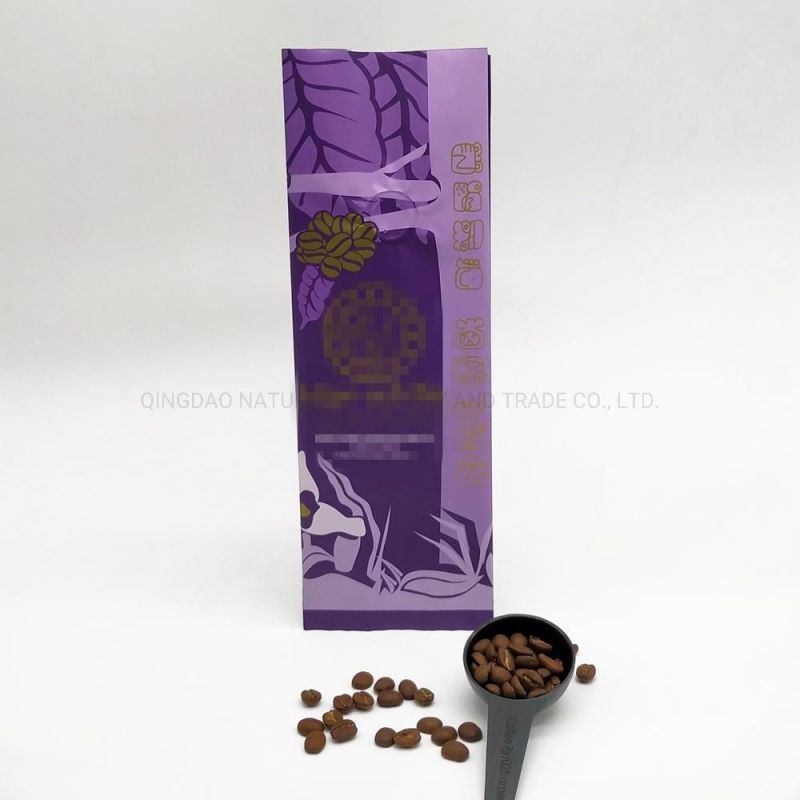 500g /250g Matt Laminated Plastic Aluminizing Back Seal Pillow Pouch Valve Bag for Chocolate /Coffee