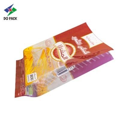 Dq Pack Custom Printed Mylar Bag Custom Logo Plastic Bag Wholesale 500g/800g Side Gusset Bag for Wheat Packaging