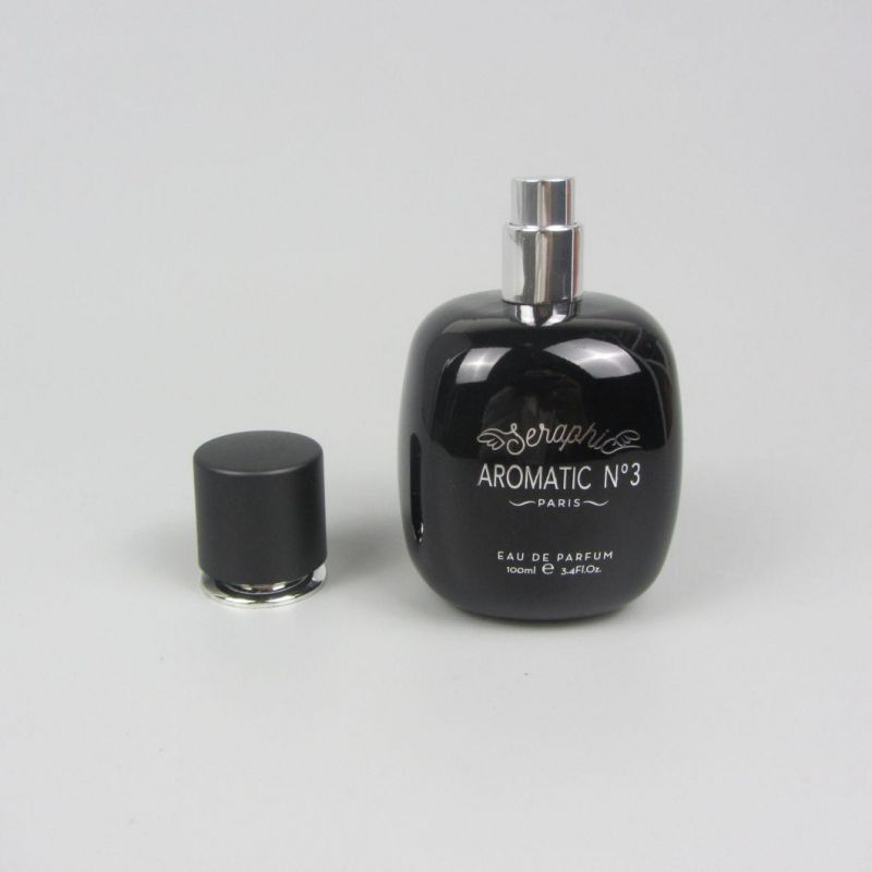 Special Design 100ml Glass Perfume Spray Bottle with Plastic Cap