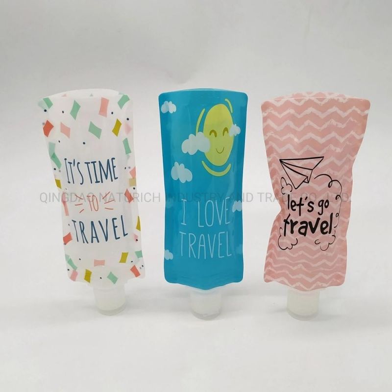 30ml 50ml 100ml Travel Portable Packaging Bag Mini Shampoo Fluid Bathroom Products Packaging Bag