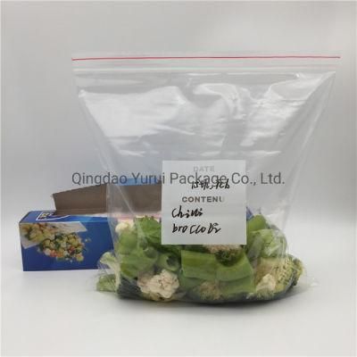 OEM Manufacturer Ziplock Food Bag 8&quot; X 12&quot; Ziplock Bags