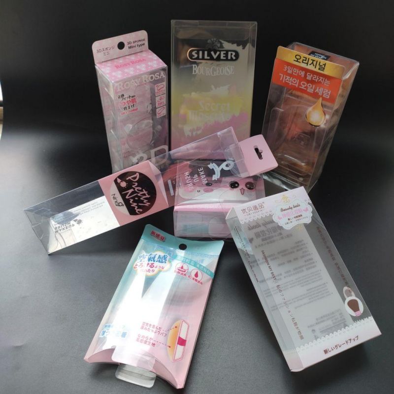 Customized Design Printing PVC Cosmetic Packaging Box
