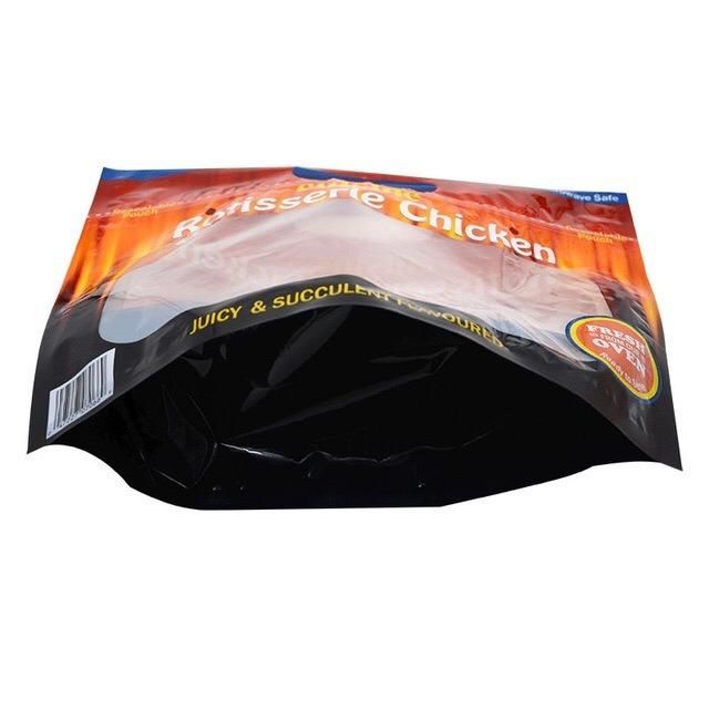 Plastic Stand up Zipper Bag for Hot Chicken Food Packaging Plastic Bag with Zipper