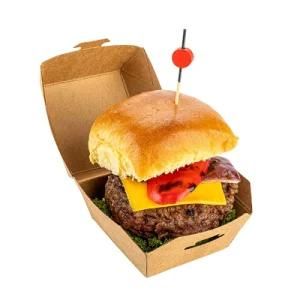 Hamburger Packaging Customized Size Designs Printing Services Paper Burger Box