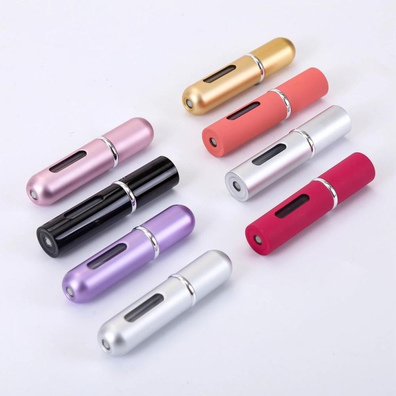 5ml 8ml 10ml Customized Perfume Bottles Logo Twist Press Refillable Perfume Bottle