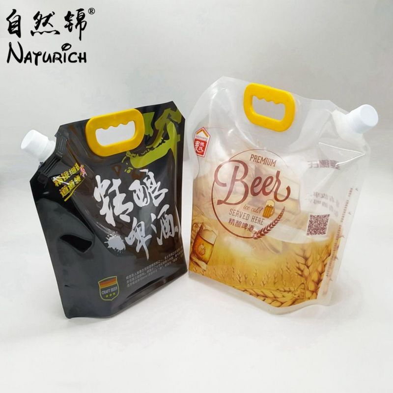 10oz Seasoning Sauce Packaging Spout Bag Jelly Juice Milk Bag