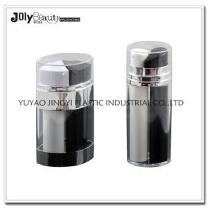 Wholesale Silver Acrylic Airless Bottle Airless Pump Plastic Jar 50ml