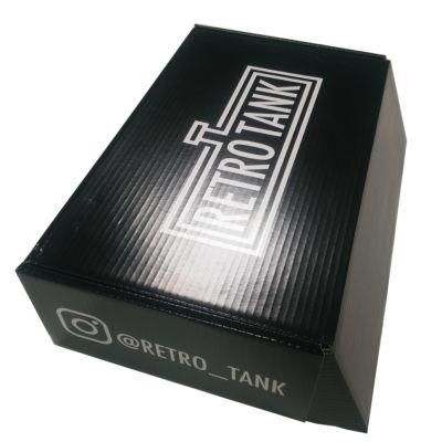 Black Cool Aeroplane Style Carton Packing and Shipping Box
