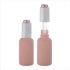 Hot Sales 30ml Cherry Pink Glass Dropper Bottle with Rose Gold Dropper for Essential Oil Serum