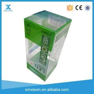 Die Cut See Through Colorful LED Bulb Plastic Packgaing Box