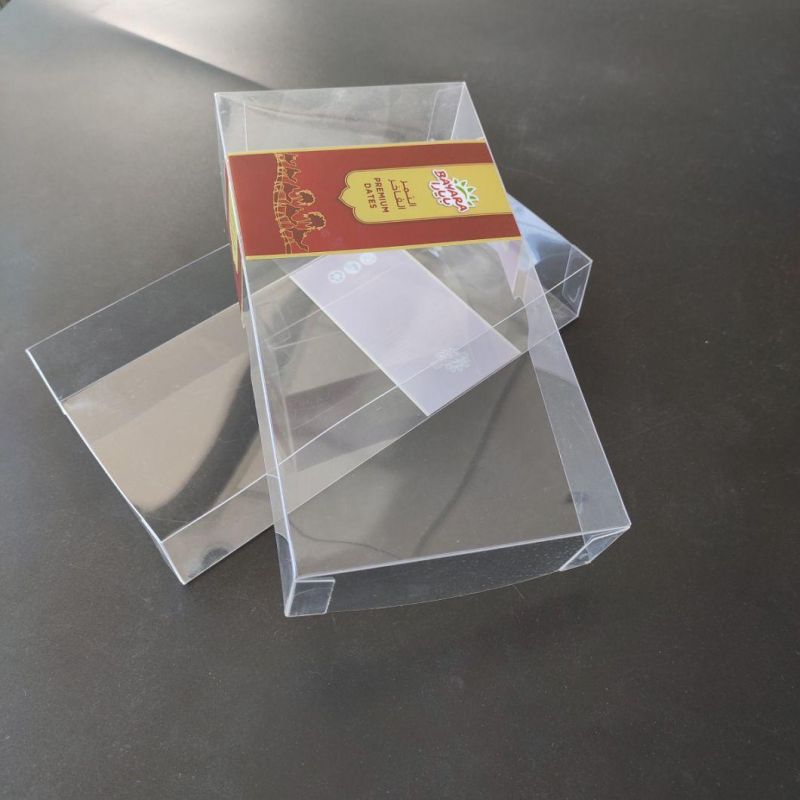 Clear Foldable Rectangle Plastic Printing Gift Boxes