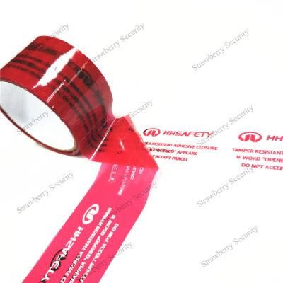 Factory Cheap Colorful Custom Printed Security Adhesive Masking Void Tape for Box