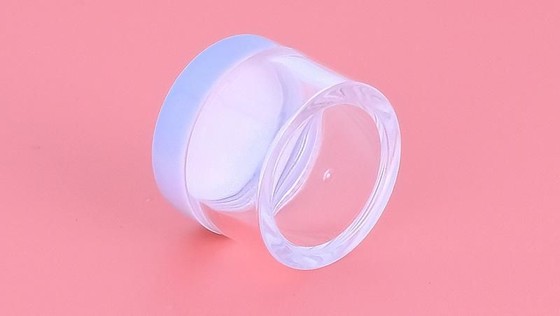 10g Empty Cute Transparent Clear Jar for Makeup Packaging