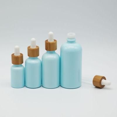 15ml Frosted Glass Dropper Bottles Light Blue Dropper Bottles