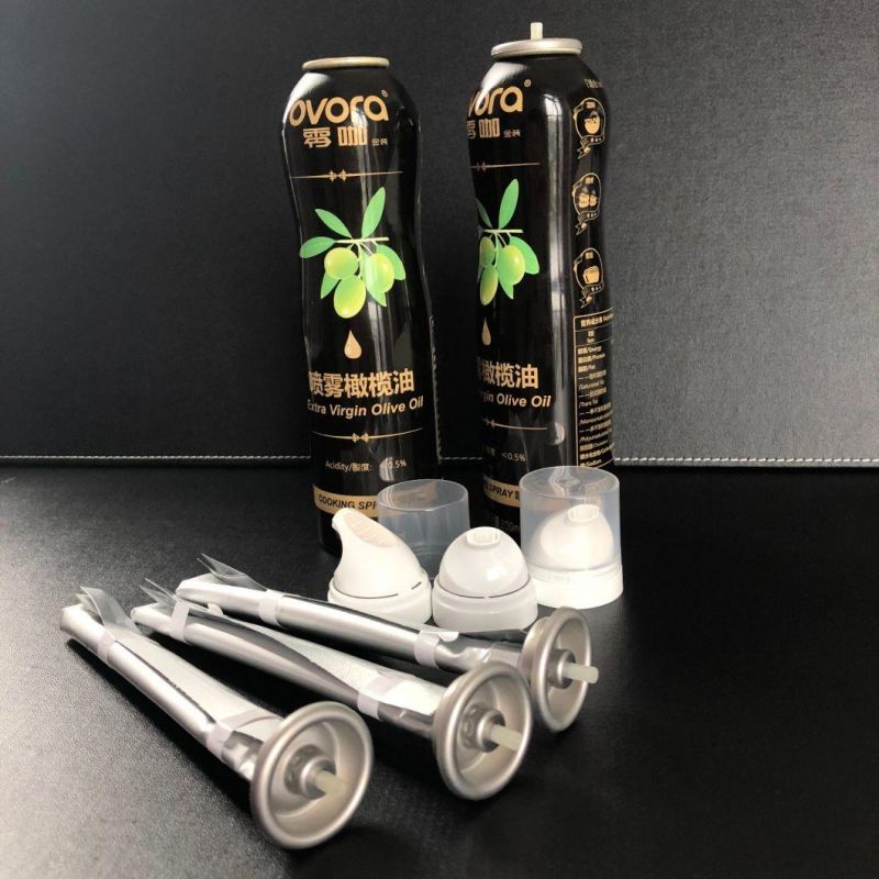 Empty Aluminum Aerosol Can for Cooking Oil Spray Packaging