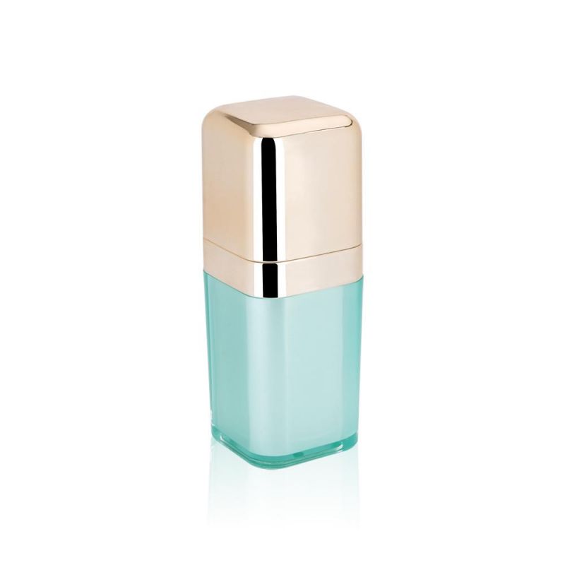 15ml 30ml 50ml Square Acrylic Cosmetic Airless Pump Bottle