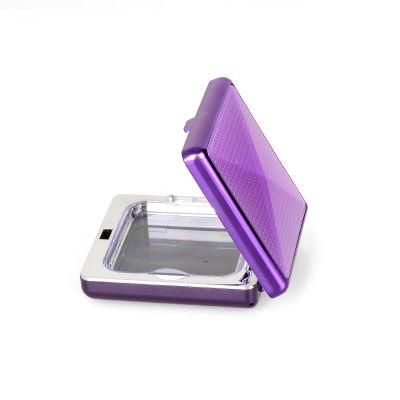 High-Grade Fashionable Square Colorful Printing Cosmetic Packaging Compact Powder Case Foundation Case