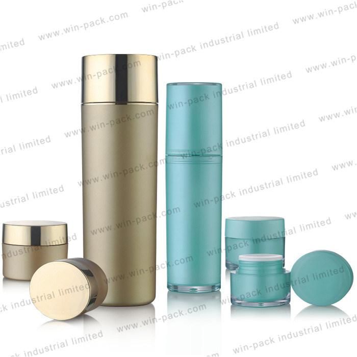 Hot Sell Gold Empty Acrylic Cosmetic Lotion Bottle with Pump 40ml