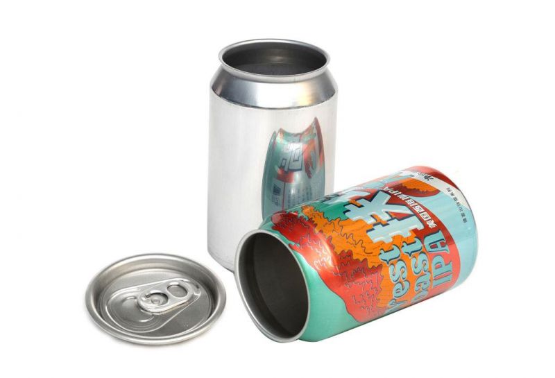 Silver Plain 330ml Beverage Cans with Food Lining for Bevearge Factory