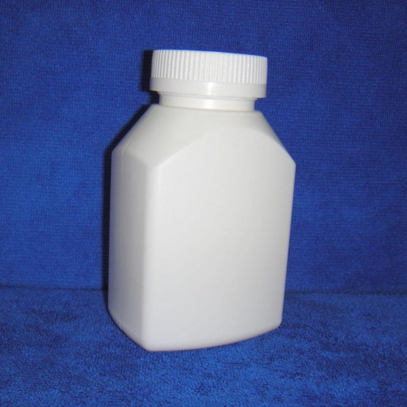 Plastic Capsule Medicine Bottle with Label and Logo Printing