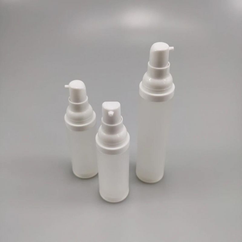 30ml 50ml Plastic Frosted Airless Lotion Bottle for Emulsion