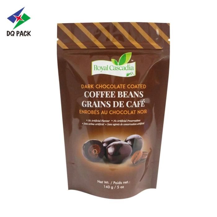 Customized Printing Chocolate Packaging Stand up Pouch with Zipper