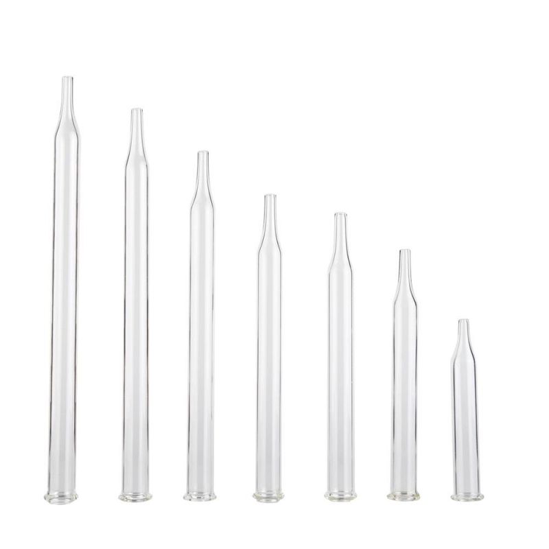 High Quality Glass Pipette18/410 Colorful Aluminum Glass Dropper for Cosmetic Skin