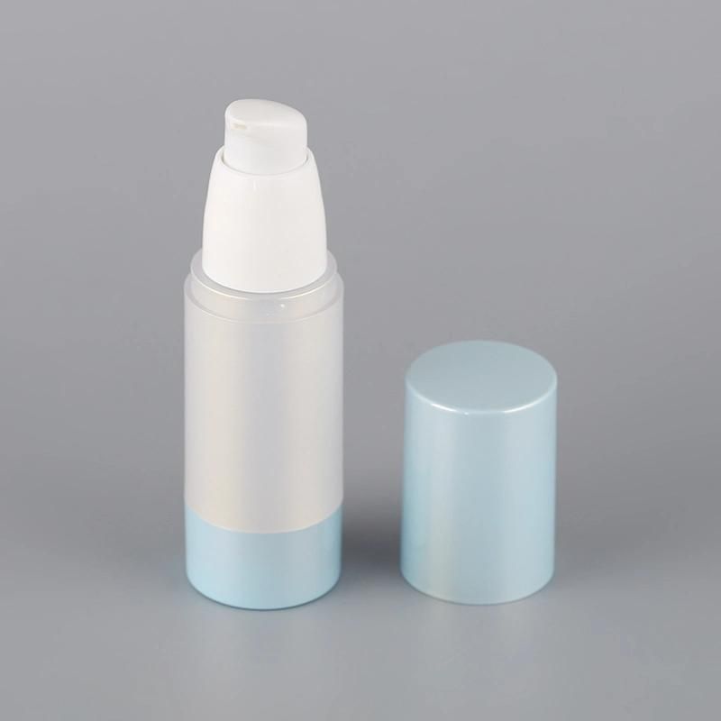 Airless Bottles Elite Fluid Bottle 50ml Pearl White Acrylic Cream Cosmetic Bottles for Personal Care