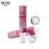 Pink Cosmetic Tubes Packaging Foundation Tube with Silver Airless Pump