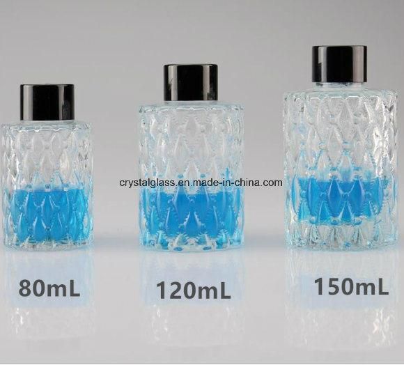 Shaped OEM Reed Diffuser Glass Bottle with Stopper