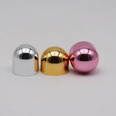 Pink Yellow Silver Aluminum Perfume Cap