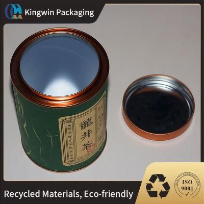 Biodegradable Custom Printed Round Paper Cardboard Boxes Popcorn Nut Box Packaging