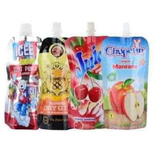 Doypack Stand up Pouch with Spout for Juice Fruit Pastes Beverage Packaging