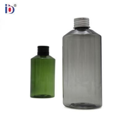 Hot Popular Transparent Portable Lotion Crown Cap Plastic Pet Material Slant Shoulder Bottle